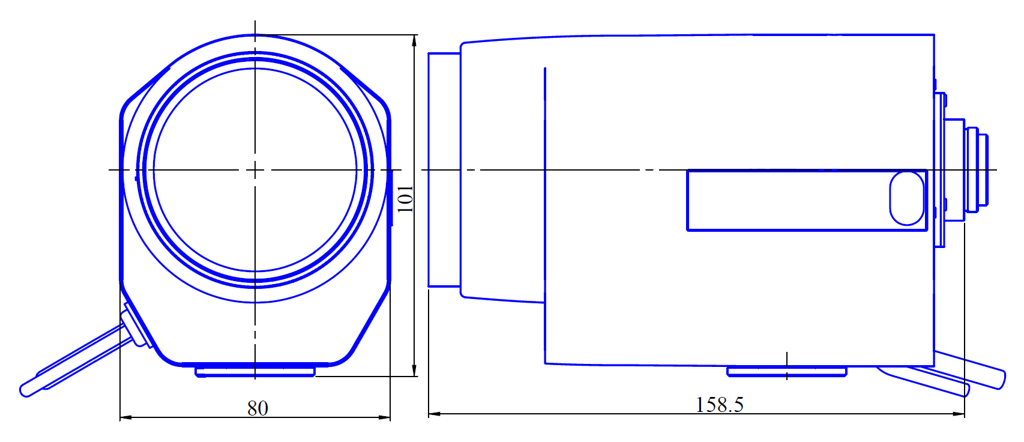 Goyo Optical GAZ13280M technical drawing